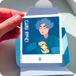 Открытка бренд krivye ruchki вариант первая